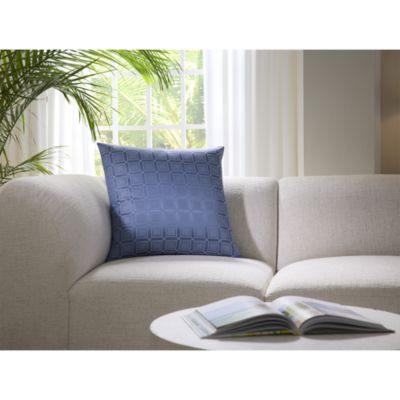 Imperali Cotton Silk Jacquard Decorative Pillow, 22" x 22"