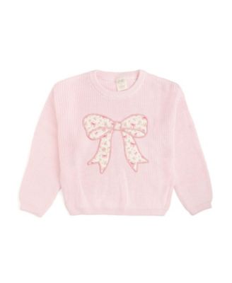Girls' Coquette Bow Knit Sweater - Big Kid