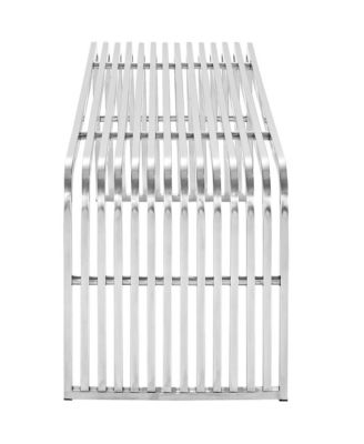 Pipe 60" Stainless Steel Bench