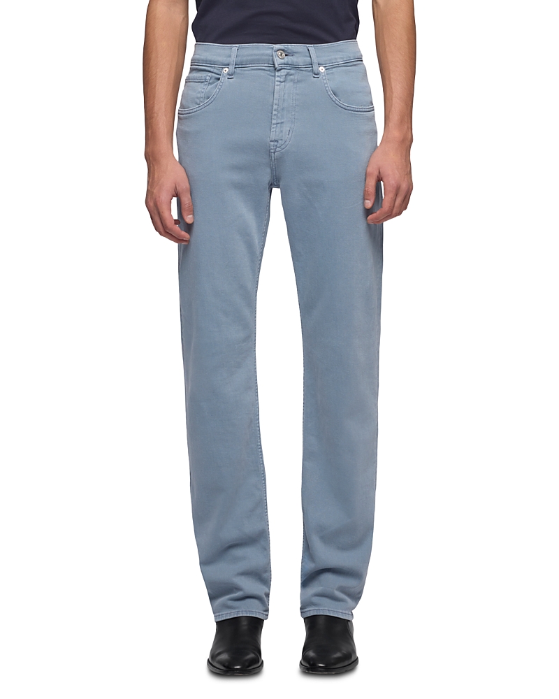 7 For All Mankind Straight Fit Jeans in Left Hand Cloud