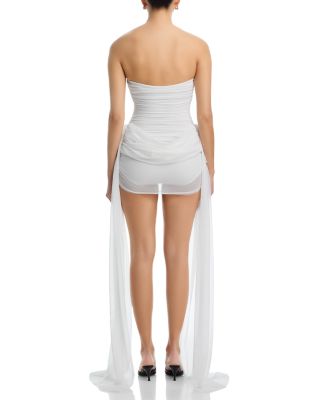 Strapless Bill Pickleball Dress Swim Cover-Up