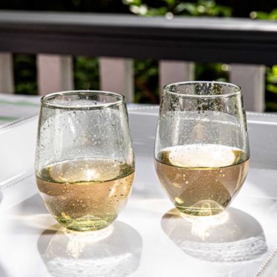 Provence Stemless Wine Glass - Basil