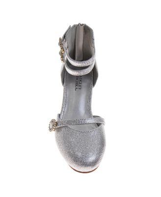 Girls' Elegant Glittery Rhinestones Dress Sandals - Toddler, Little Kid, Big Kid