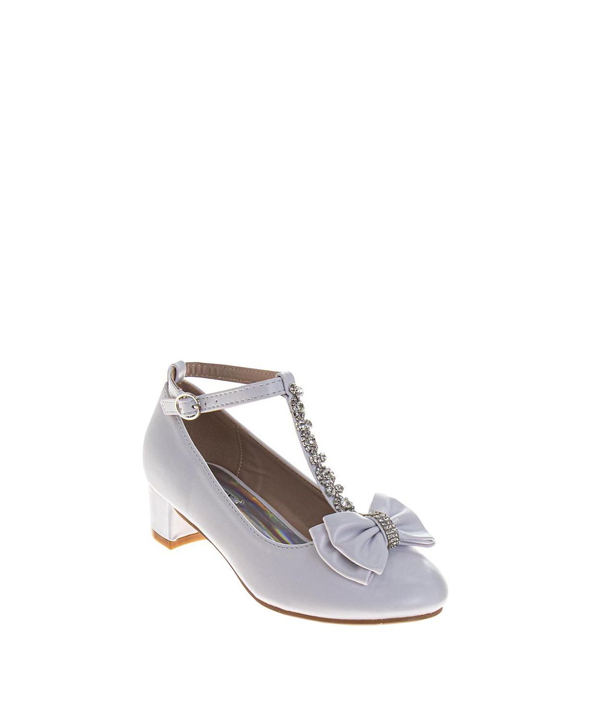 Badgley Mischka Girls' Sparkly Stones and Ribbon Dress Sandals - Toddler, Little Kid, Big Kid