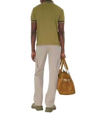  Logo Collar Cotton Polo Shirt