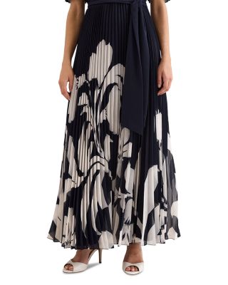 Abigail Pleated Wrap Dress