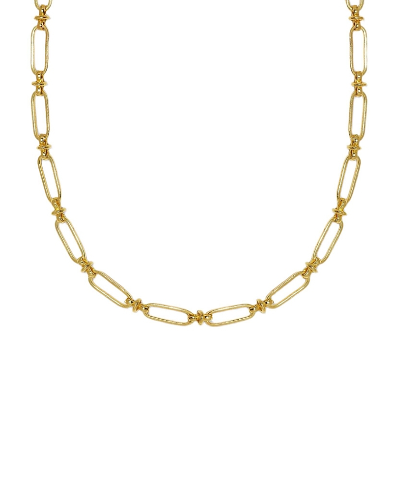 Ottoman Hands Essential Charm Link Chain Necklace In Gold