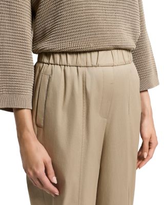 Pull On Elasticized Hem Pants