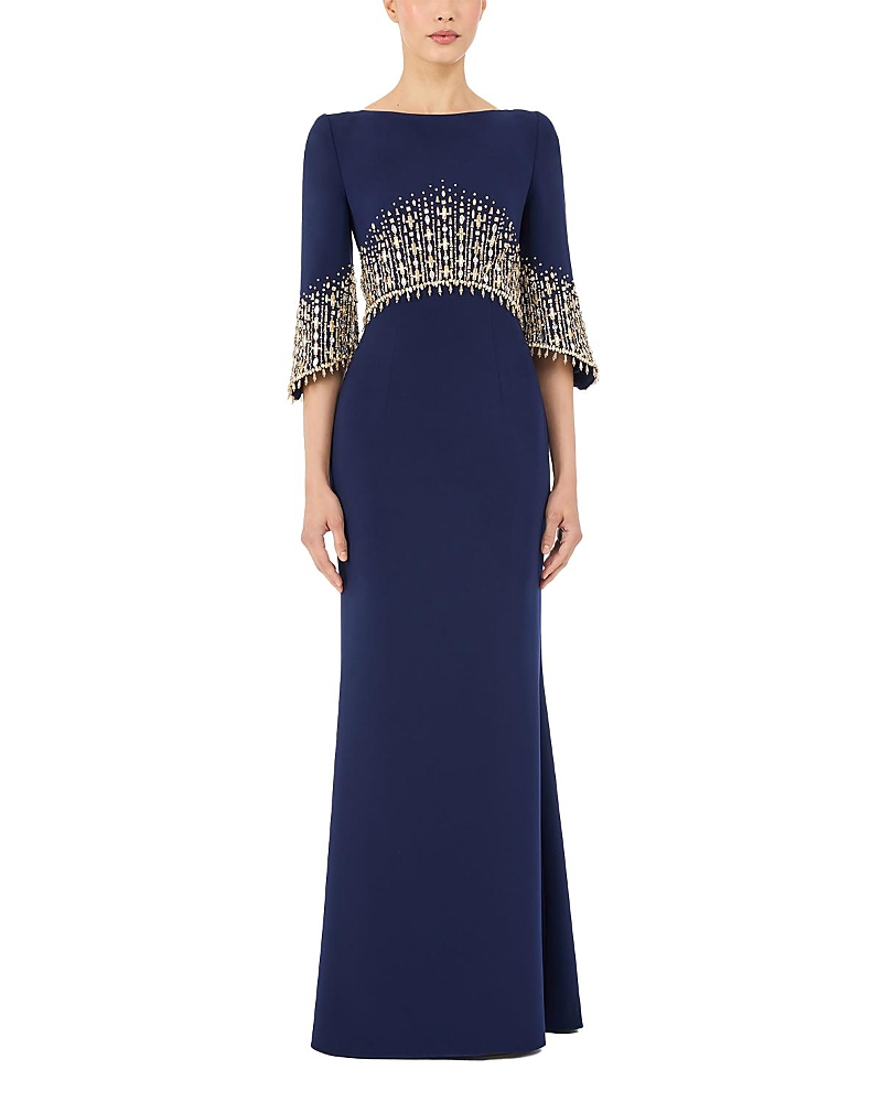 Jenny Packham Electrica Embellished Maxi Dress
