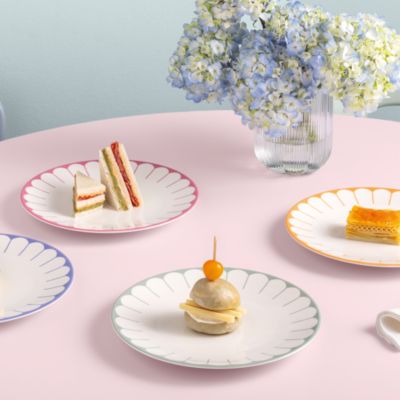 Fleur Vert Salad Plate