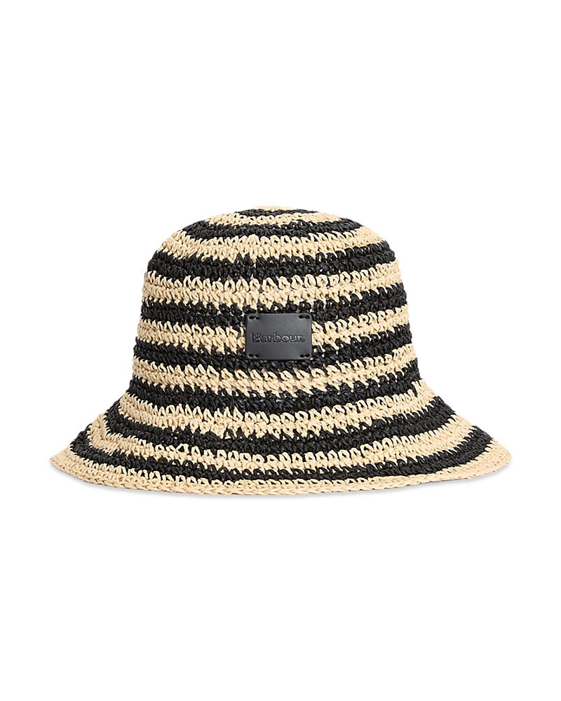 Barbour Annie Crochet Bucket Hat In Brown