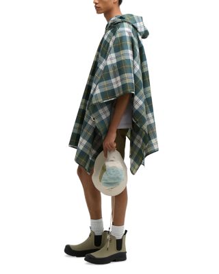 Tartan Hooded Poncho