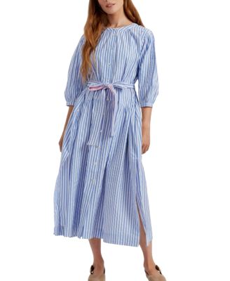  Women s Cotton Oxford Stripe Dress