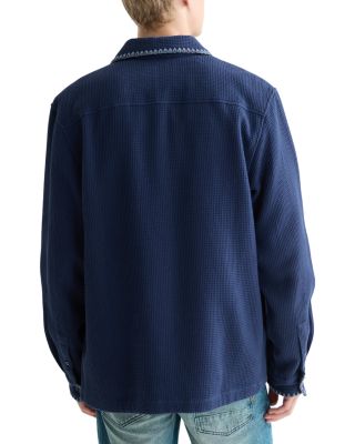 Waffle Structure Relaxed Fit Shirt