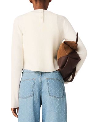 Wool Blend Long Sleeve Sweater