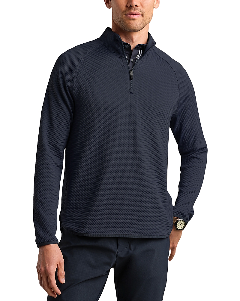 Rhone Founders Textured Quarter-Zip Golf Sweater