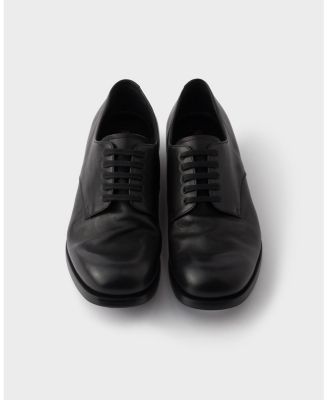  Men's Antiqued Leather Laced Derby Shoes