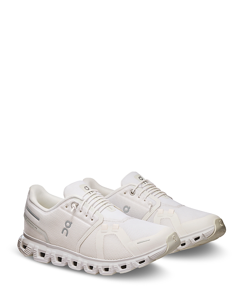 On Women's Cloud 6 Wide Sneakers in White