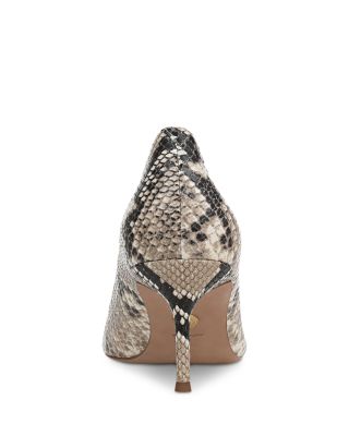 Women's Rita Snake Embossed Leather Pumps