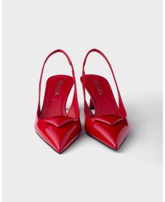  Women's Patent Leather Slingback Pumps