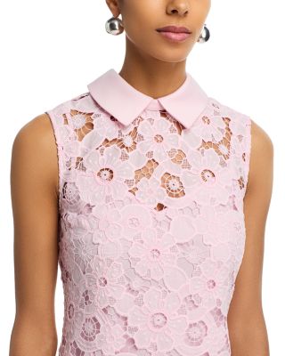 Lace Collared Mini Dress