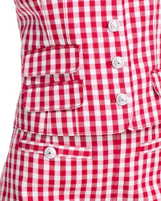 Mini Gingham Denim Lovina Top