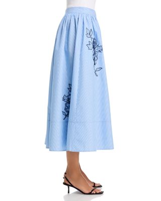 Floral Appliqu&eacute; Serena Top & Matilda Skirt