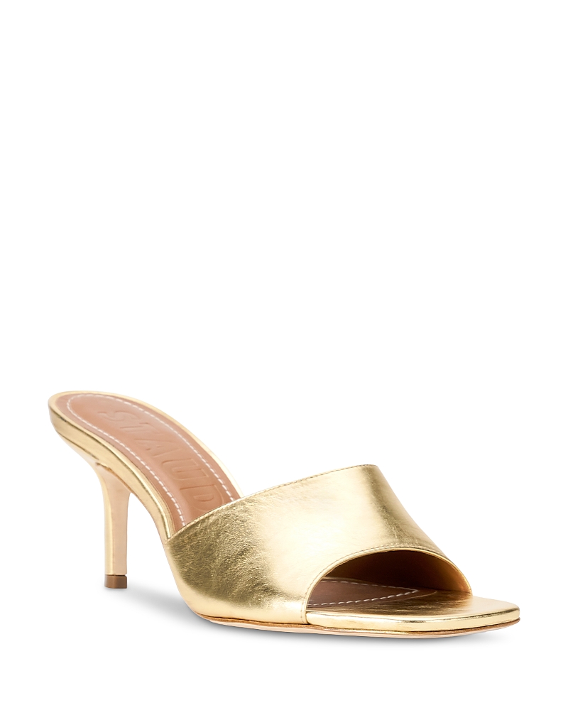 Staud Women's Bea Metallic Leather Mules