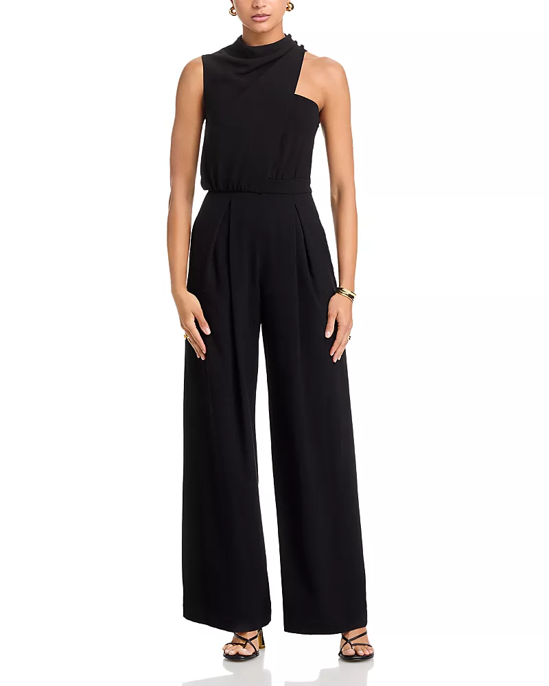 Black Halo Floella Wide Leg Jumpsuit