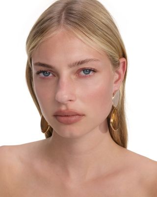 Tiger Eye Look Resin Tiered Drop Earrings