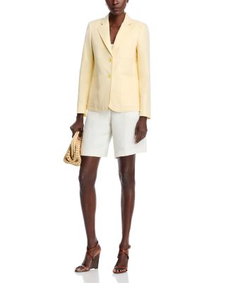 Linen and Cotton Patch Pocket Blazer