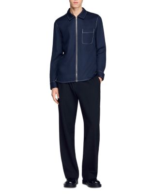 Loose Fit Zip Up Jacket