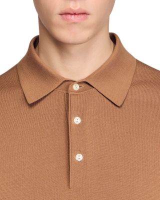 Cotton and Silk Polo Shirt