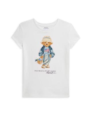 Girls' Polo Bear Jersey Tee - Big Kid