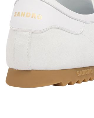 Soft Runner Split Leather Sneakers
