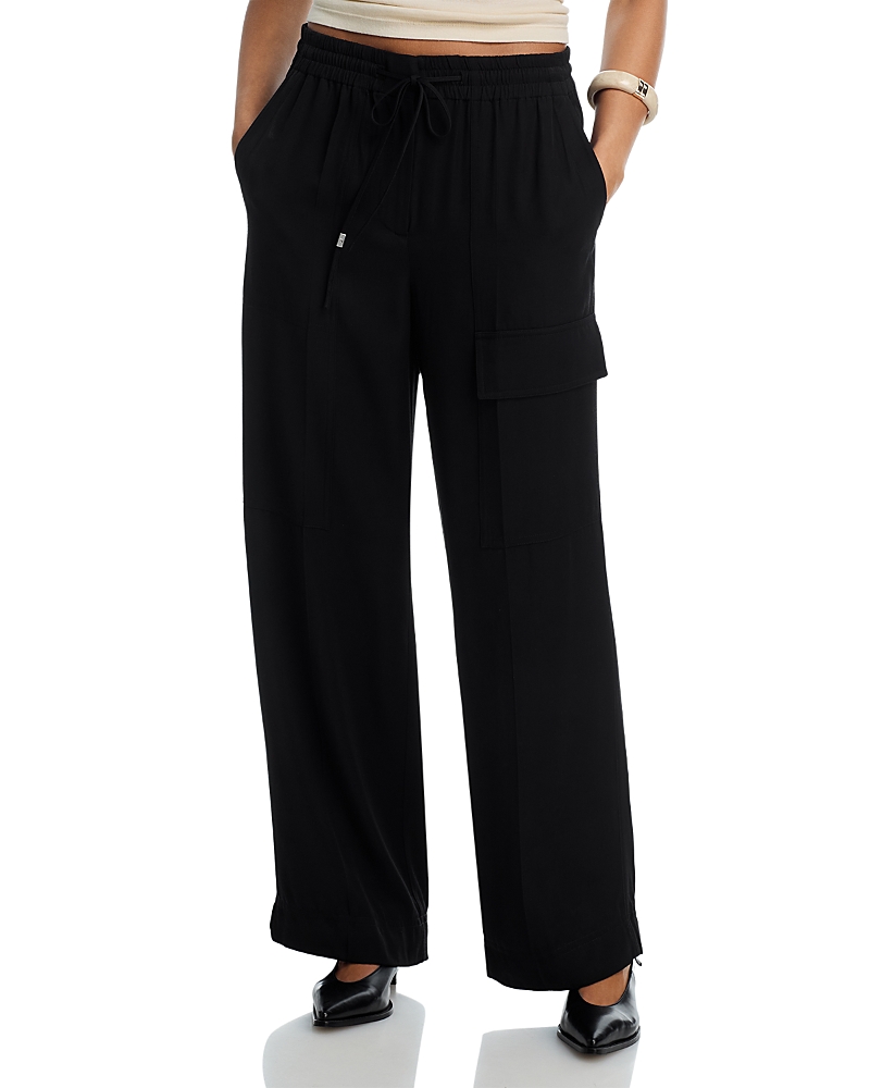 Helmut Lang Soft Cargo Pants In Black