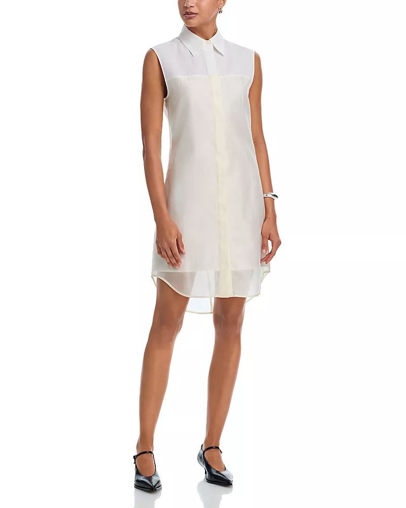 Helmut Lang Sleeveless Shirtdress