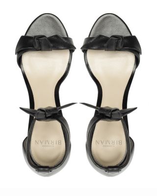 Women's Clarita Leather Bow High Heel Sandals