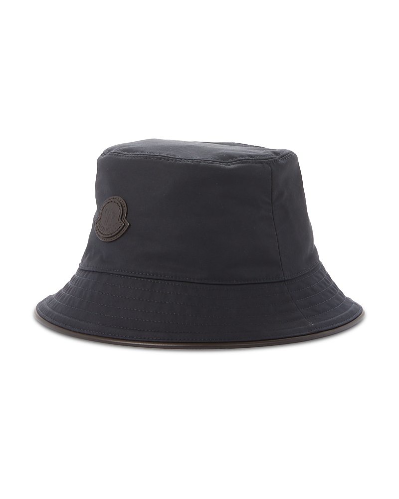 Moncler Logo Cotton Blend Bucket Hat