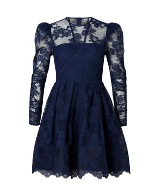 Leoni Lace Long Sleeve Mini Dress