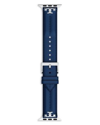 Kira Navy Leather Band for Apple Watch&reg;, 38/40/41/42mm and 42/44/45/46/49mm
