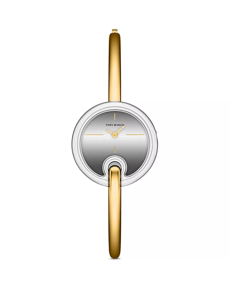 Tory Burch Small Pierced Bangle Watch, 30mm