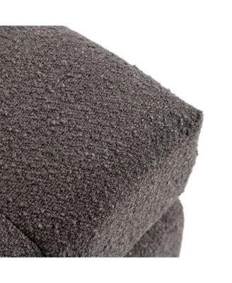  Myra Boucle Biscuit Tufted Storage Ottoman