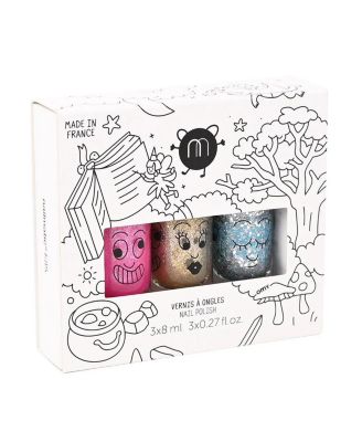 Aurora Luna Nail Polish for Kids Set of 3 - 5-7 Years