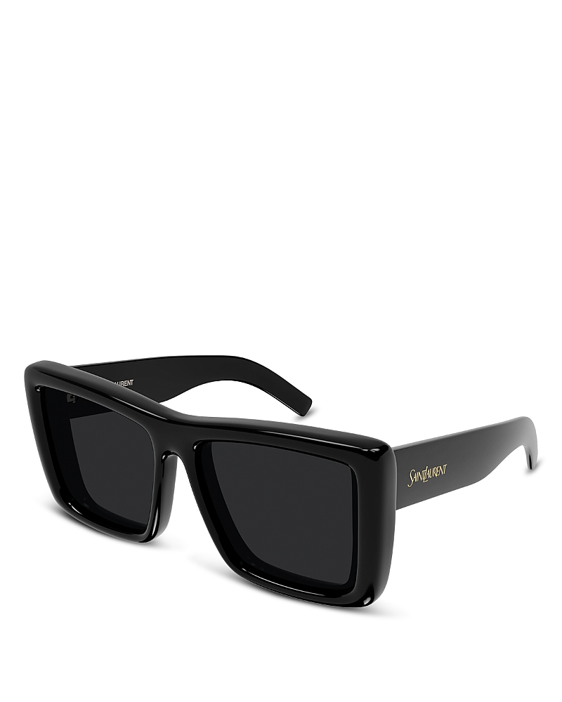 Saint Laurent Howl Rectangular Sunglasses, 61mm