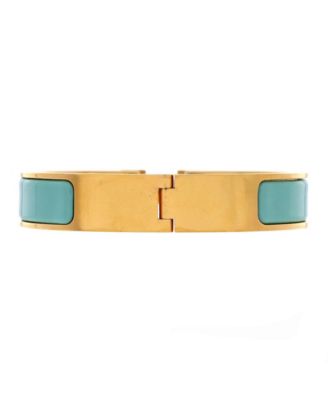 Narrow Clic H Bracelet Enamel