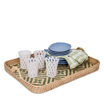 Villa Seville 18" Tray - Chambray