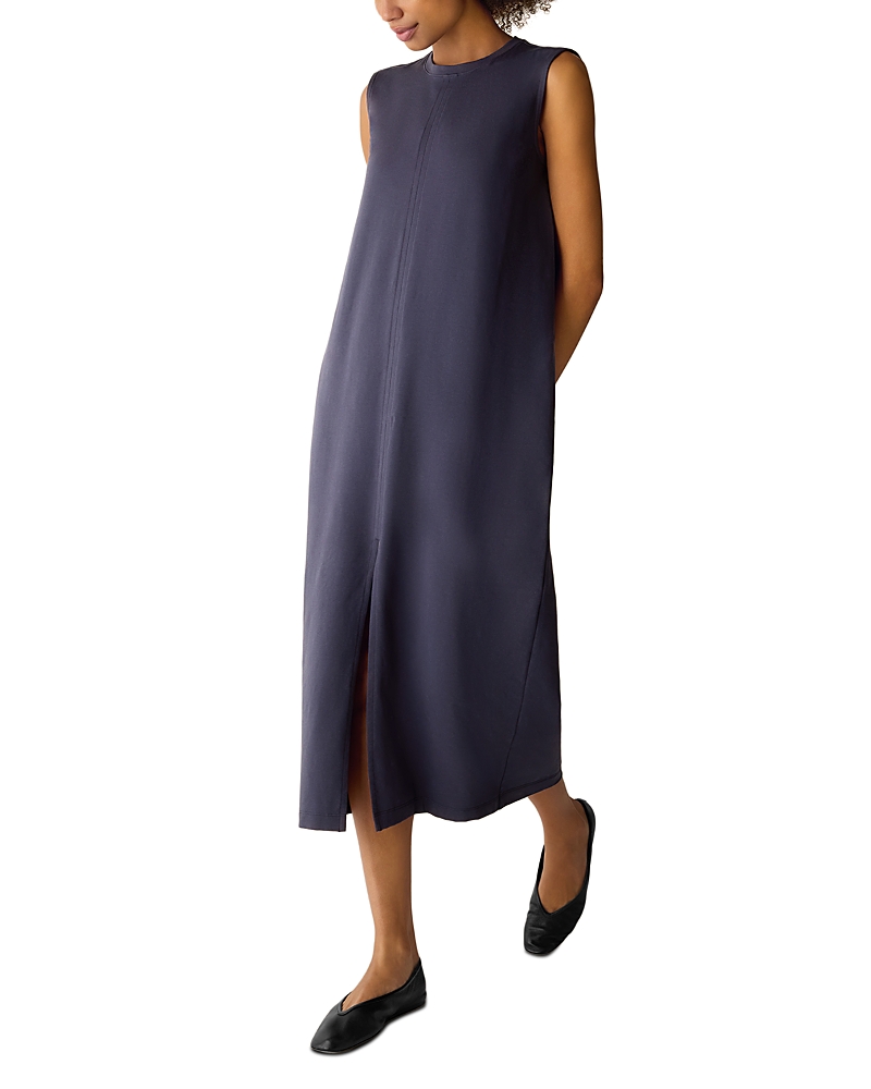 Eileen Fisher Petites Crewneck Jersey Dress