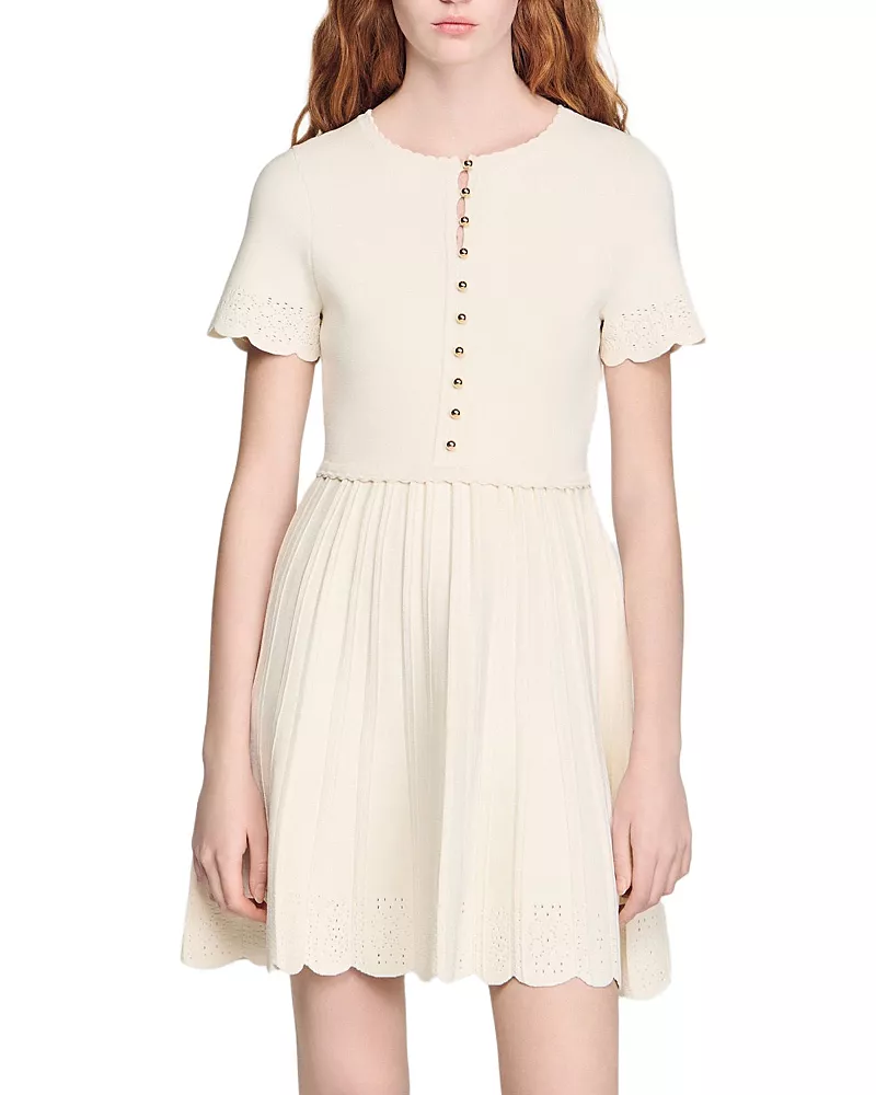 Sandro Short Knit Dress
