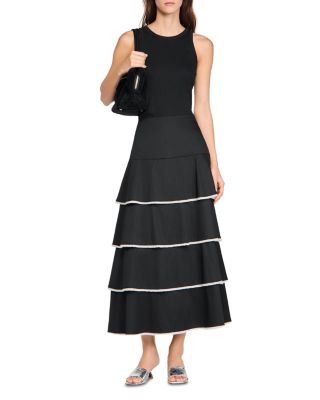 Long Rhinestone Skirt